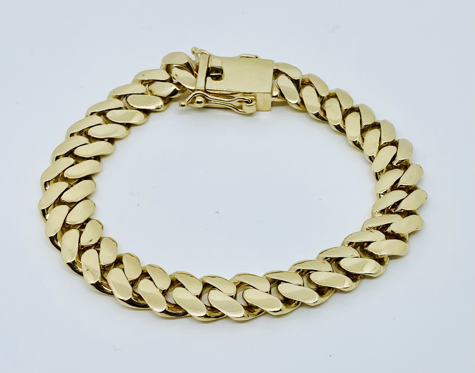 9ct gold cuban bracelet